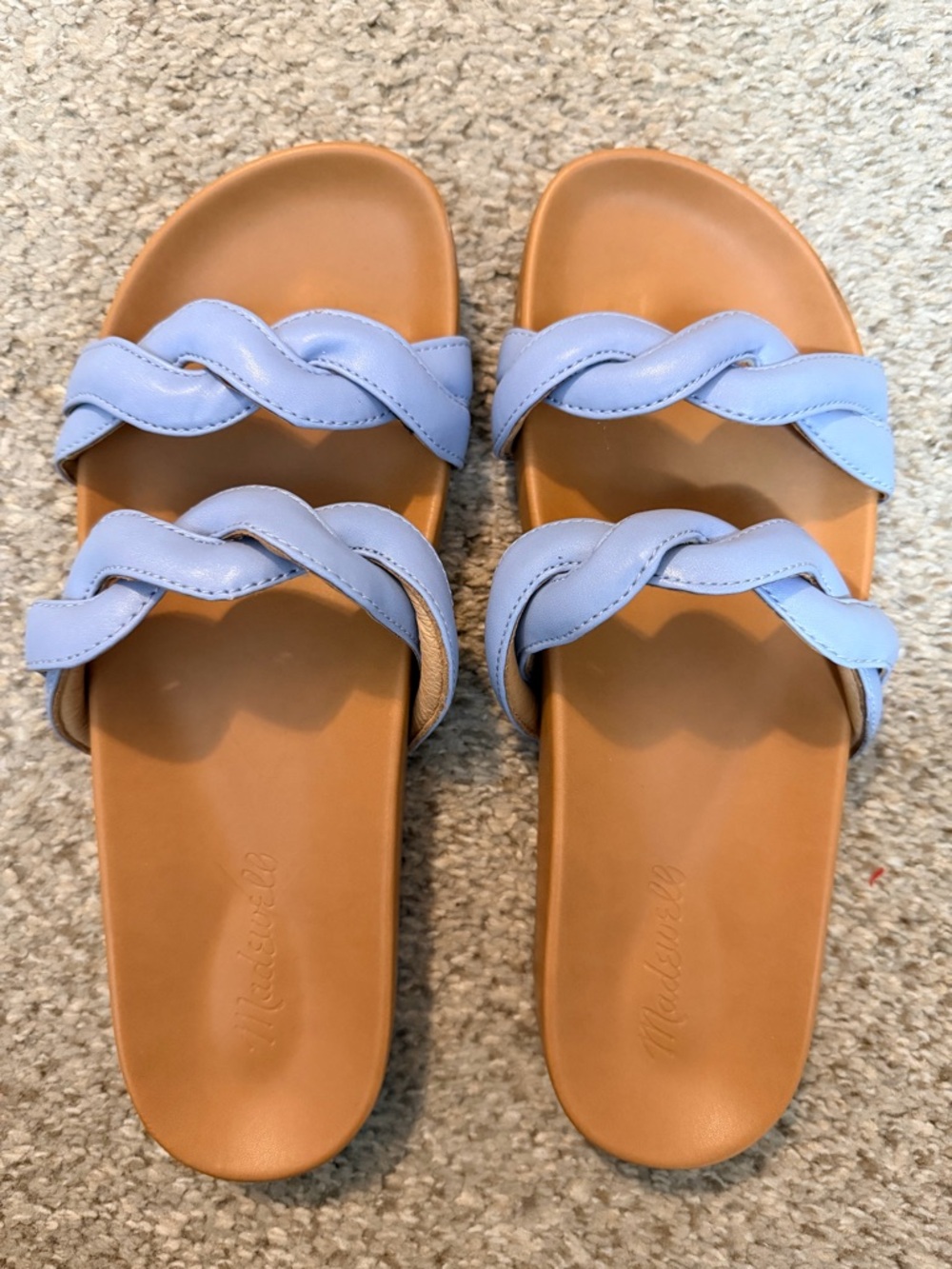 Madewell Braided Double-Strap Slide Sandals